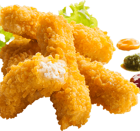 De délicieux tenders de poulet